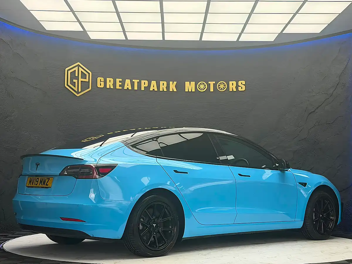 Used 2019 Tesla Model 3 Standard Range Plus Blue - Interior and Exterior details 5