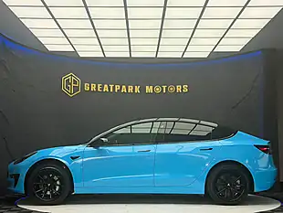 Used 2019 Tesla Model 3 Standard Range Plus Blue - Interior and Exterior details 8