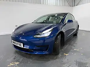 Used 2019 Tesla Model 3 Standard Range Plus Blue - Interior and Exterior details 3
