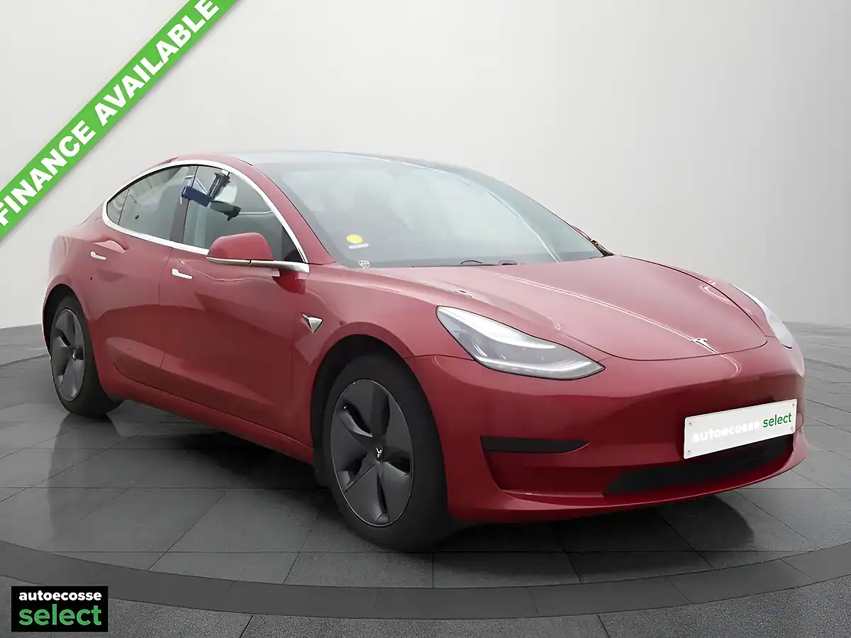 Used 2019 Tesla Model 3 Standard Range Plus Red - Front View