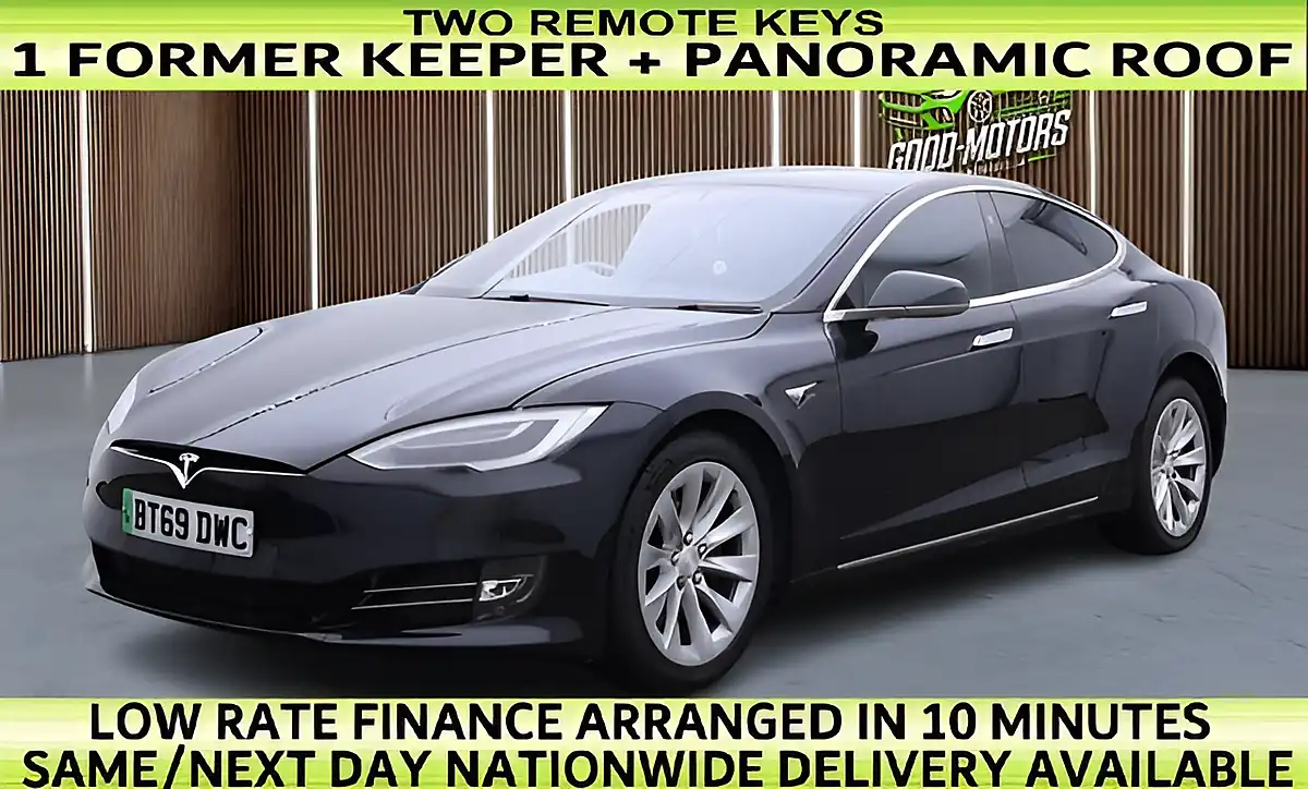Used 2019 Tesla Model S Long Range Black - Front View