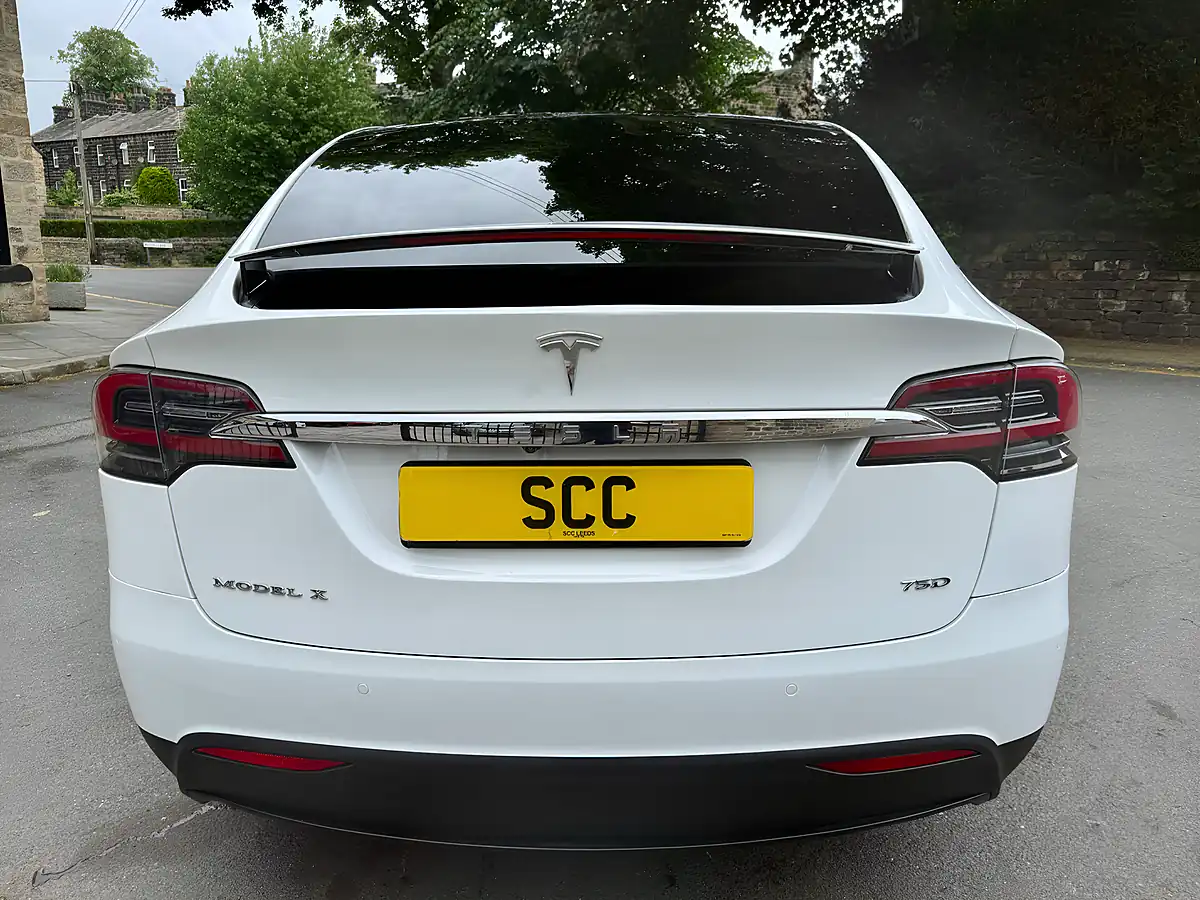 Used 2019 Tesla Model X 75D Pearl White - Interior and Exterior details 9