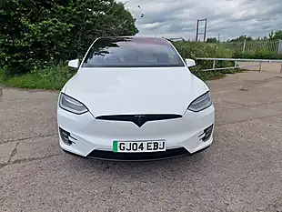 Used 2019 Tesla Model X Long Range White - Interior and Exterior details 4