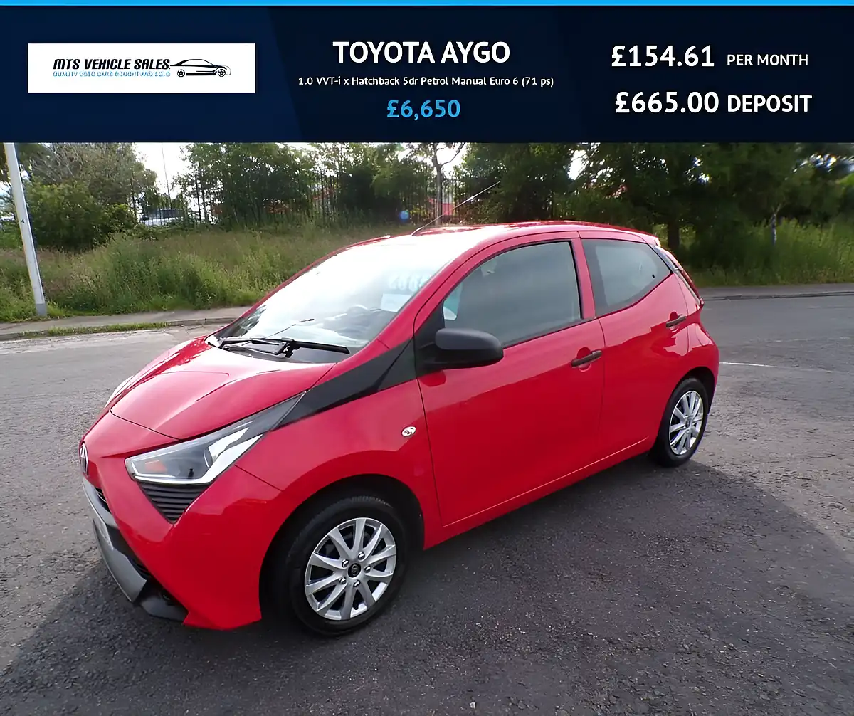 Used 2019 Toyota Aygo X Red - Front View
