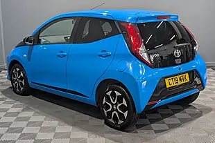Used 2019 Toyota Aygo X-Trend Blue - Interior and Exterior details 9