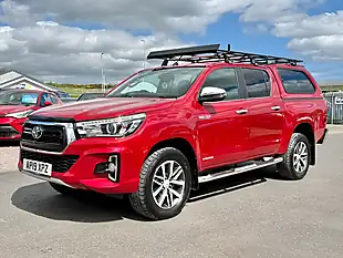Used 2019 Toyota Hilux Invincible X Crimson Spark Red - Interior and Exterior details 3