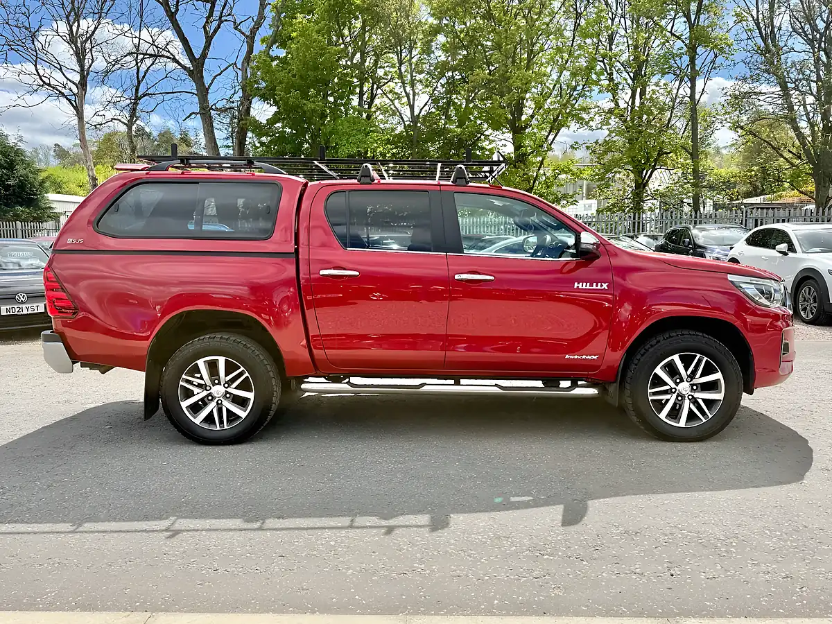 Used 2019 Toyota Hilux Invincible X Crimson Spark Red - Interior and Exterior details 4