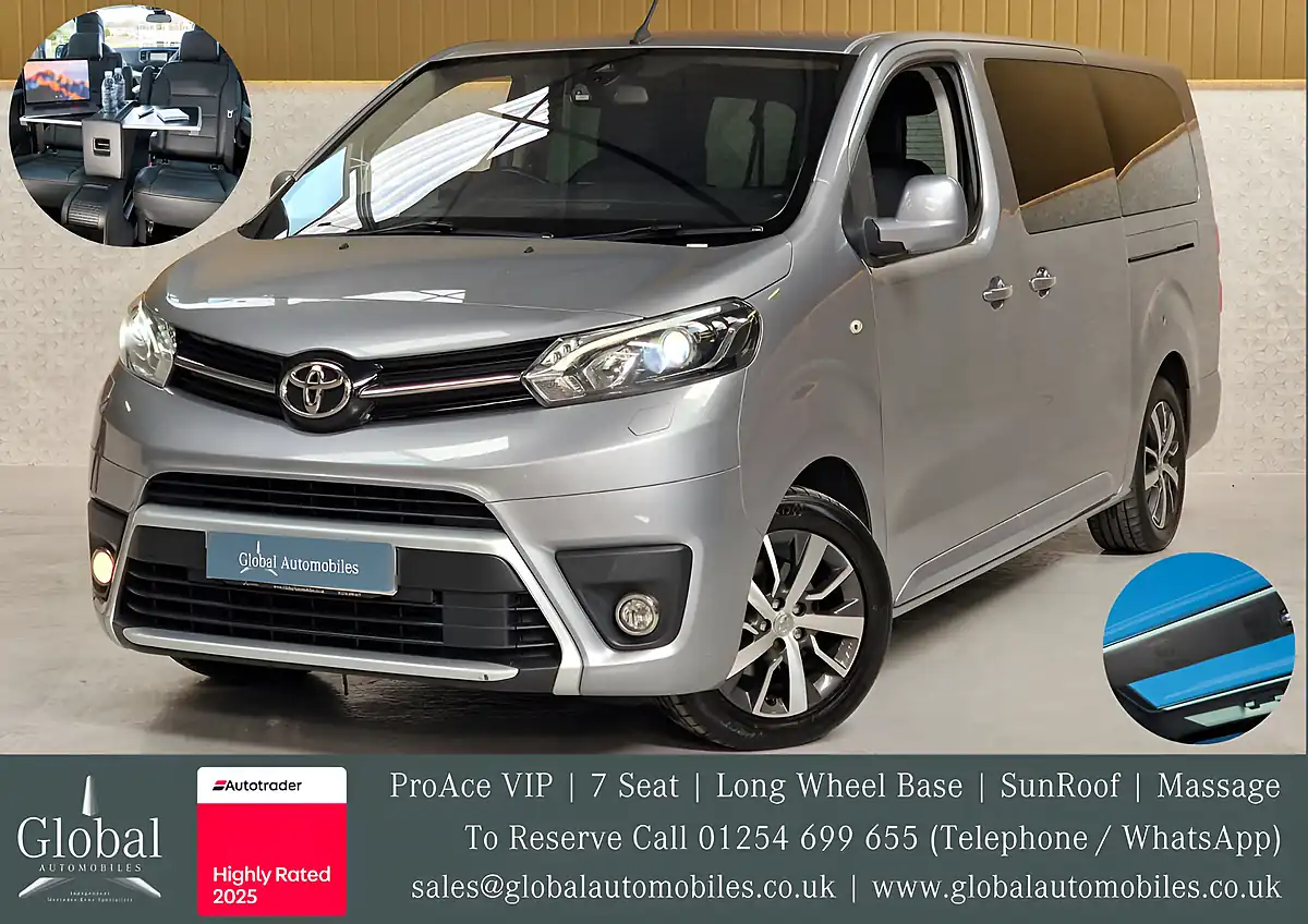 Used 2019 Toyota Proace Verso Vip Long Gris Artense Metallic - Front View