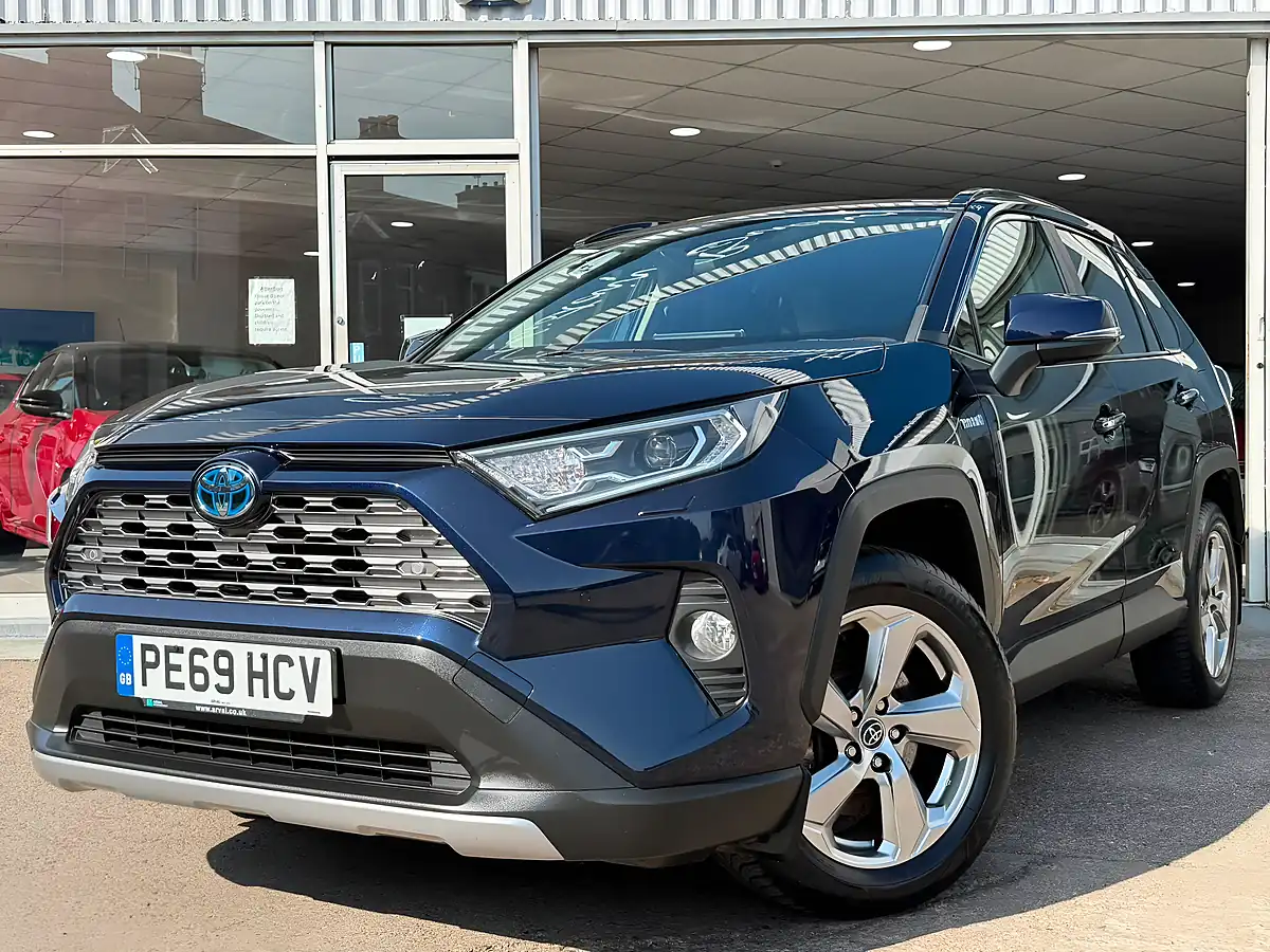 Used 2019 Toyota RAV4 Excel Blue - Front View