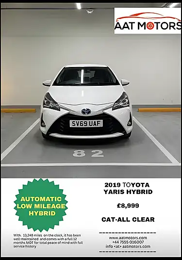 2019 Toyota Yaris Excel 1.5 Hybrid