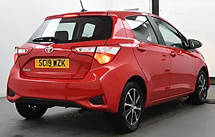 Used 2019 Toyota Yaris Icon Tech Chilli Red - Interior and Exterior details 12