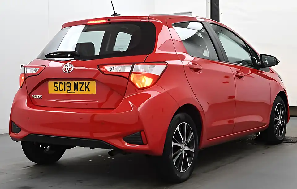 Used 2019 Toyota Yaris Icon Tech Chilli Red - Interior and Exterior details 12