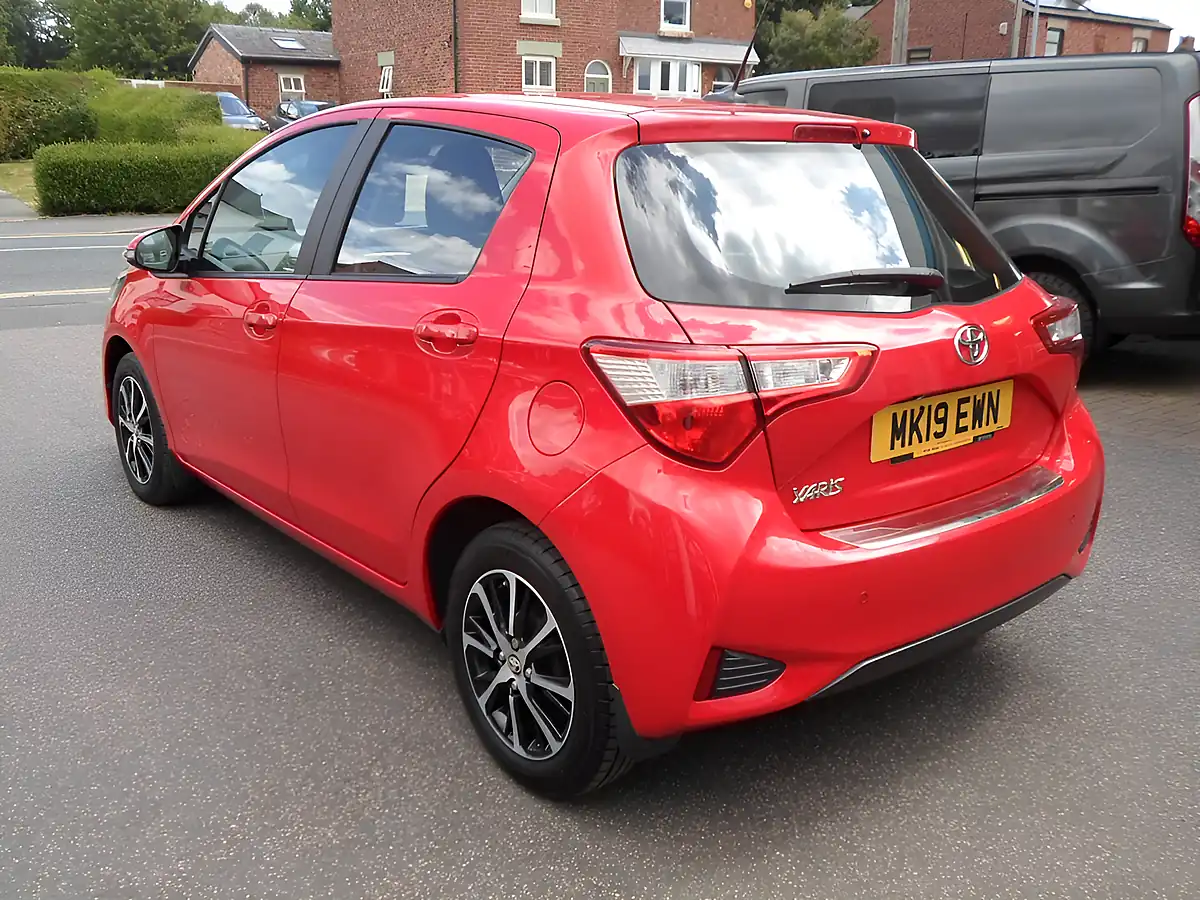 Used 2019 Toyota Yaris Icon Tech Red - Interior and Exterior details 2