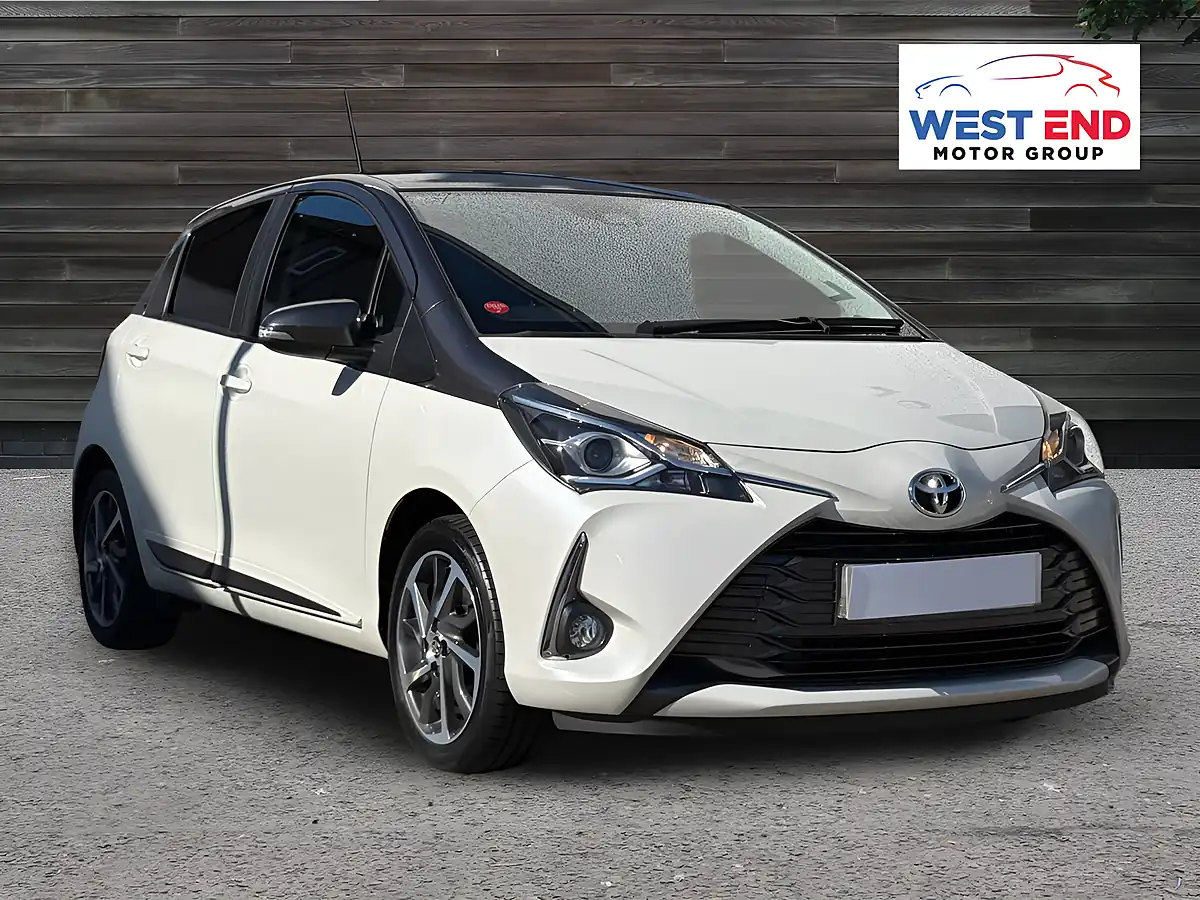 Used 2019 Toyota Yaris Y20 White - Front View