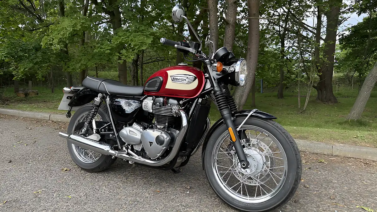 Used 2019 Triumph Bonneville T100 Red - Interior and Exterior details 3