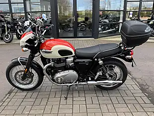 Used 2019 Triumph Bonneville T100 White - Interior and Exterior details 7