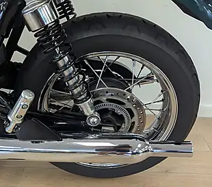 Used 2019 Triumph Bonneville T120 Green - Interior and Exterior details 12