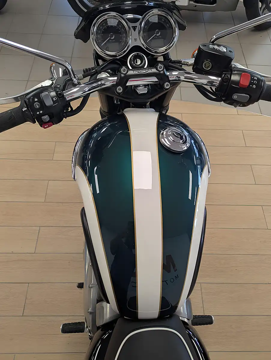 Used 2019 Triumph Bonneville T120 Green - Interior and Exterior details 13