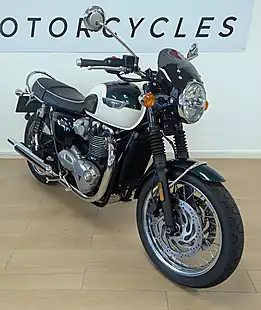 Used 2019 Triumph Bonneville T120 Green - Interior and Exterior details 2