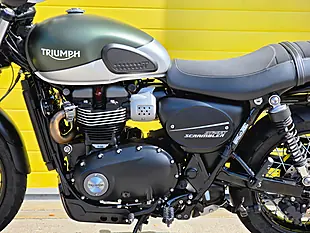 Used 2019 Triumph Scrambler Green - Interior and Exterior details 16