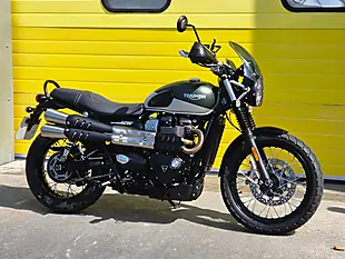Used 2019 Triumph Scrambler Green - Interior and Exterior details 3