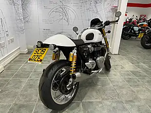 Used 2019 Triumph Thruxton 1200 R White - Interior and Exterior details 3