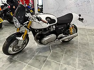 Used 2019 Triumph Thruxton 1200 R White - Interior and Exterior details 4