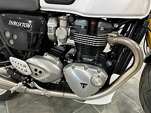 Used 2019 Triumph Thruxton 1200 R White - Interior and Exterior details 6