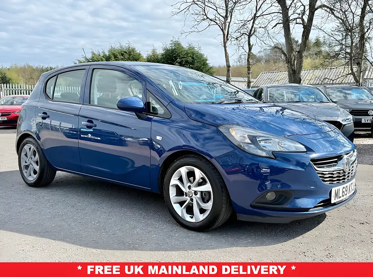 Used 2019 Vauxhall Corsa Energy Aegean Blue - Front View