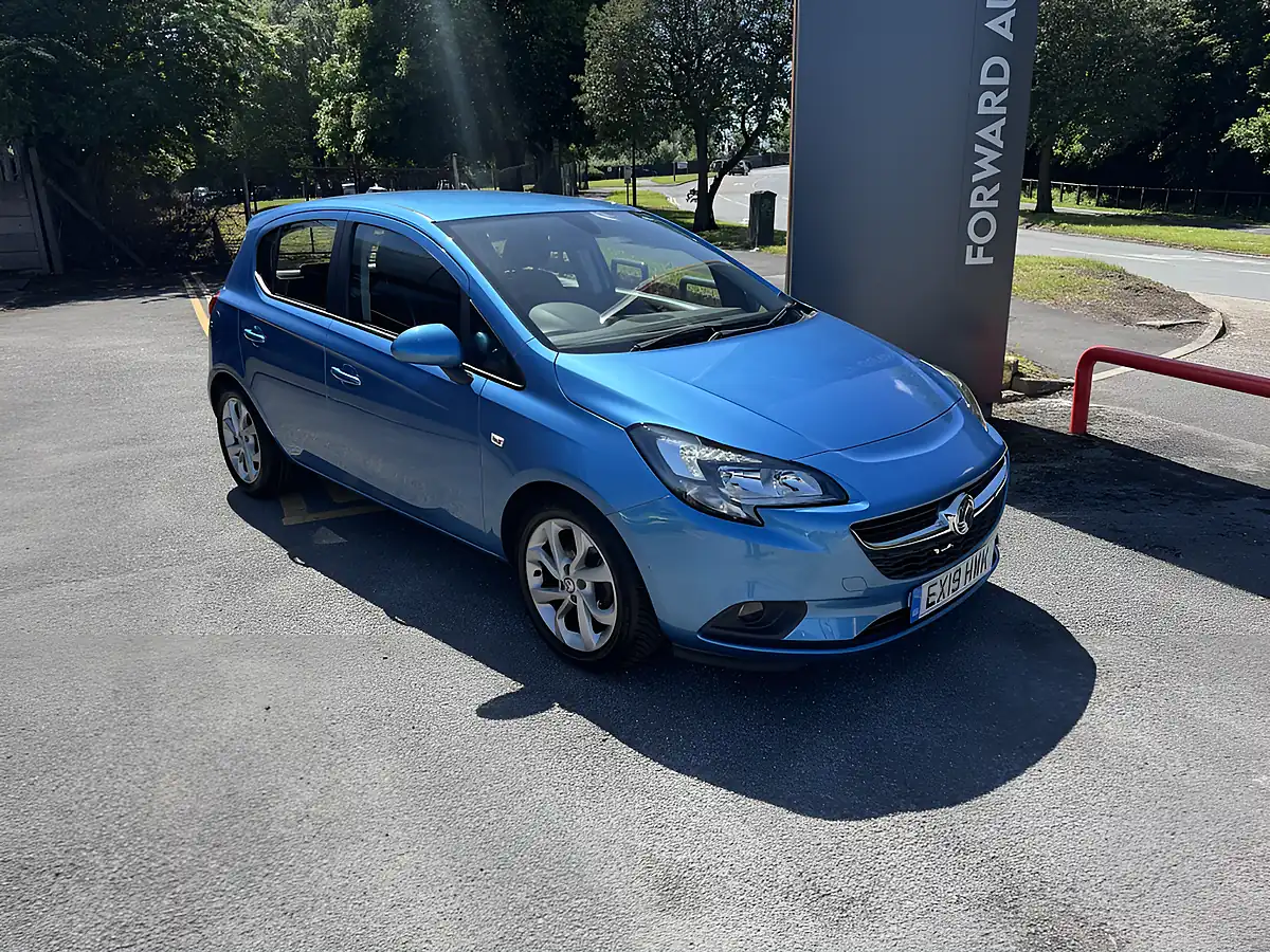 Used 2019 Vauxhall Corsa Energy Blue - Front View