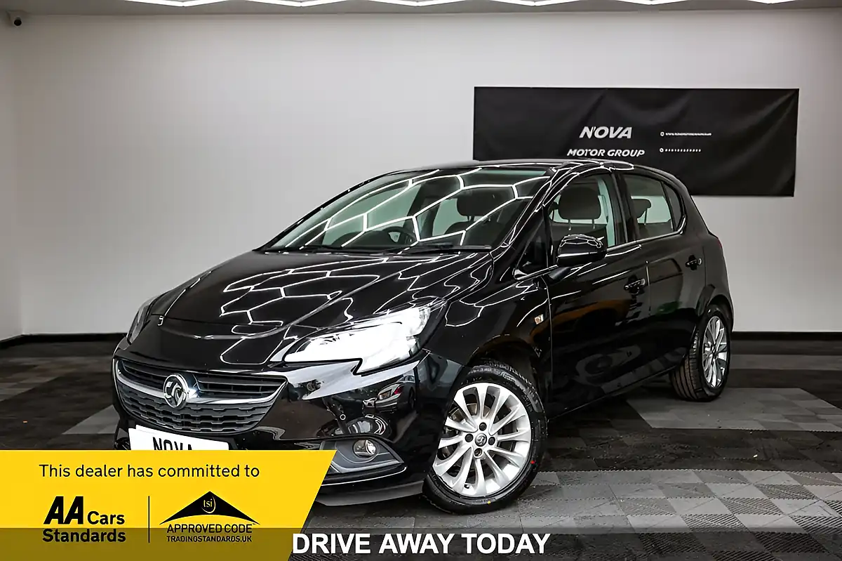 Used 2019 Vauxhall Corsa Se Nav Mineral Black - Front View