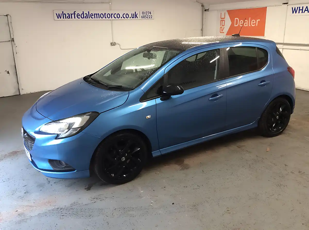 Used 2019 Vauxhall Corsa Sri Vx Line Nav Black Blue - Front View