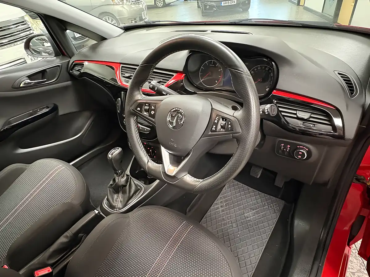 Used 2019 Vauxhall Corsa Sri Vx Line Nav Black Red - Interior and Exterior details 17