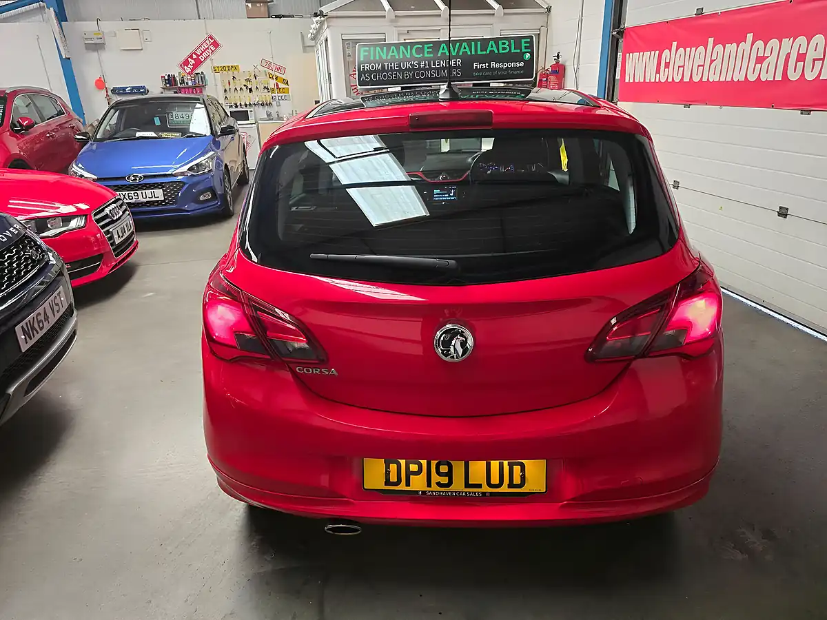 Used 2019 Vauxhall Corsa Sri Vx Line Nav Black Red - Interior and Exterior details 5