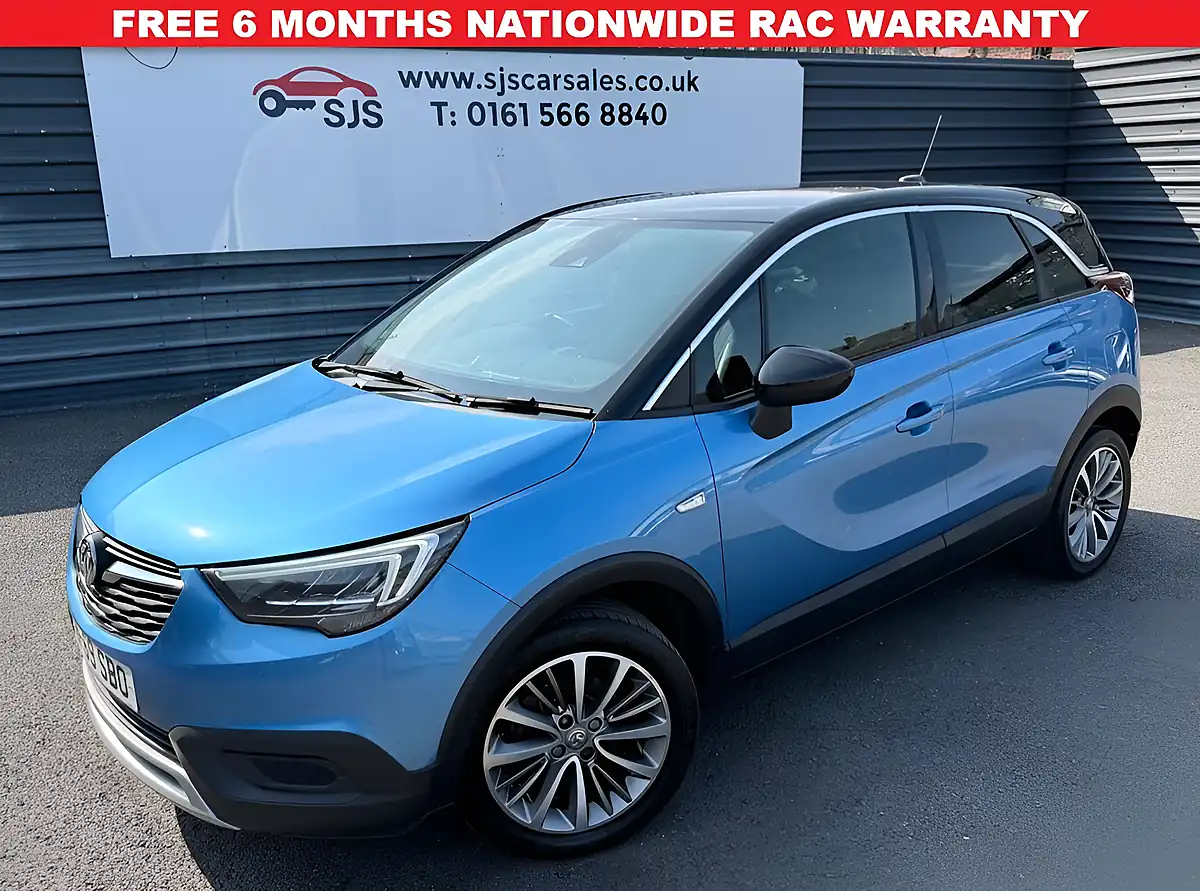 Used 2019 Vauxhall Crossland X Sport Blue - Front View