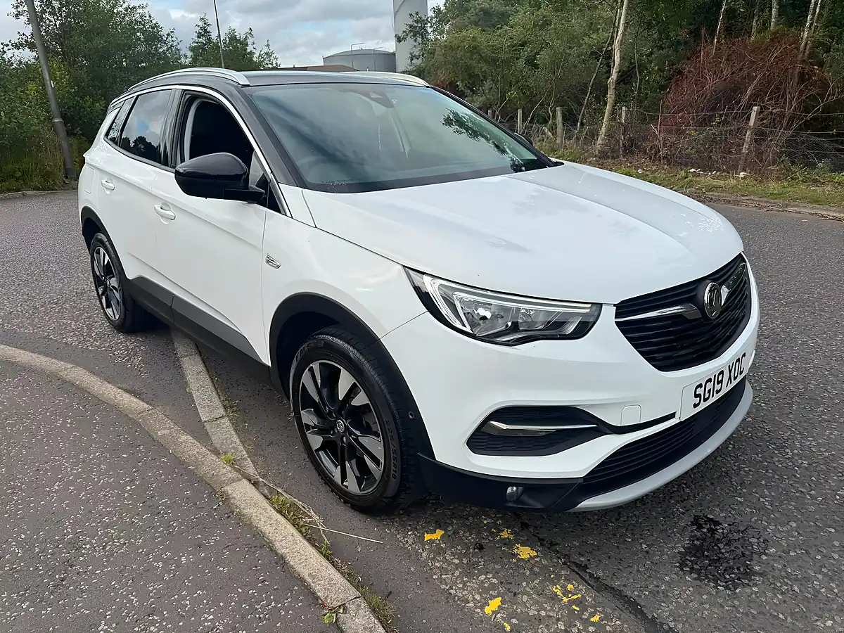 Used 2019 Vauxhall Grandland X Design Line White - Front View