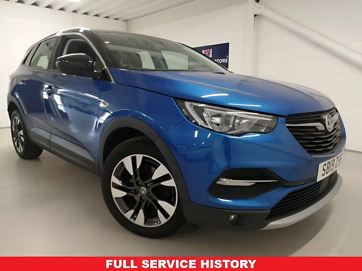 Used 2019 Vauxhall Grandland X Sport Nav Blue - Front View