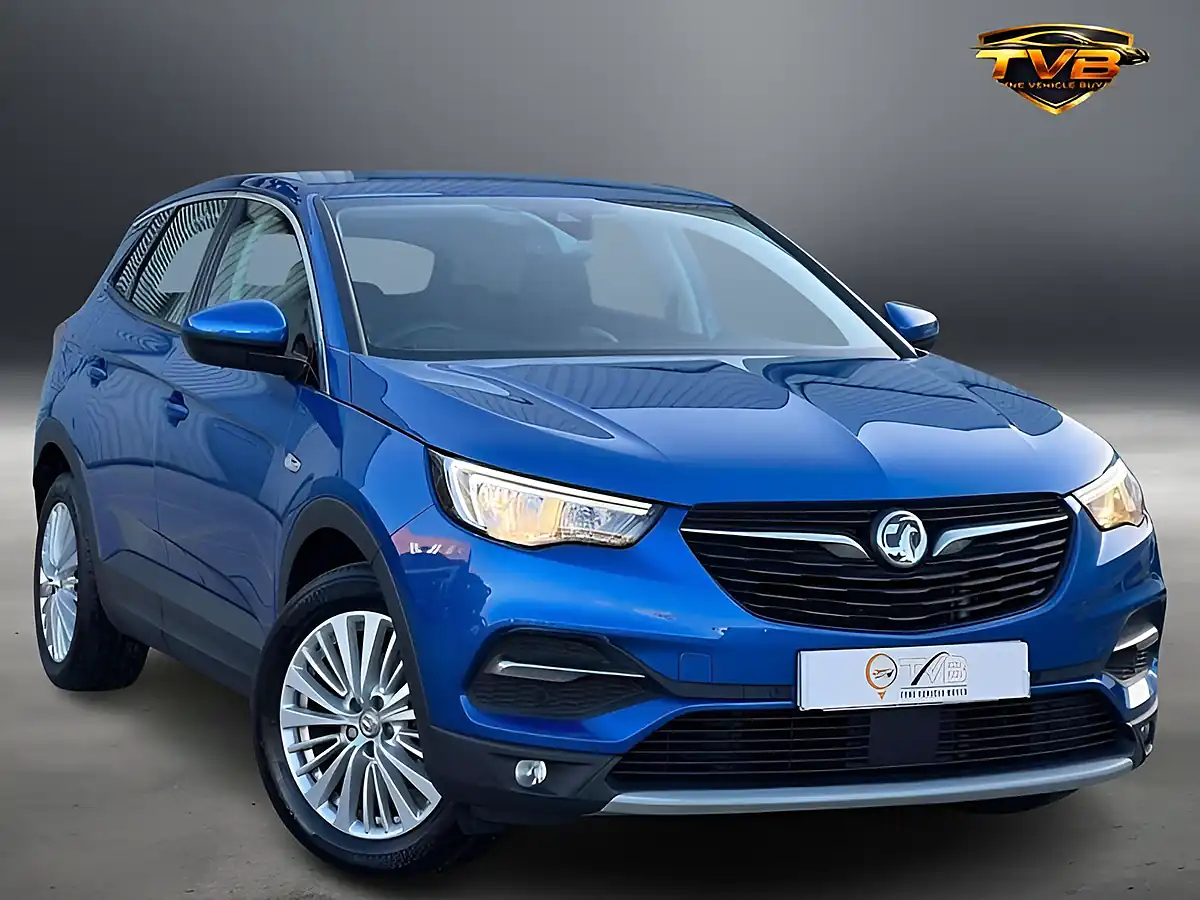 Used 2019 Vauxhall Grandland X Tech Line Nav Topaz Blue - Front View