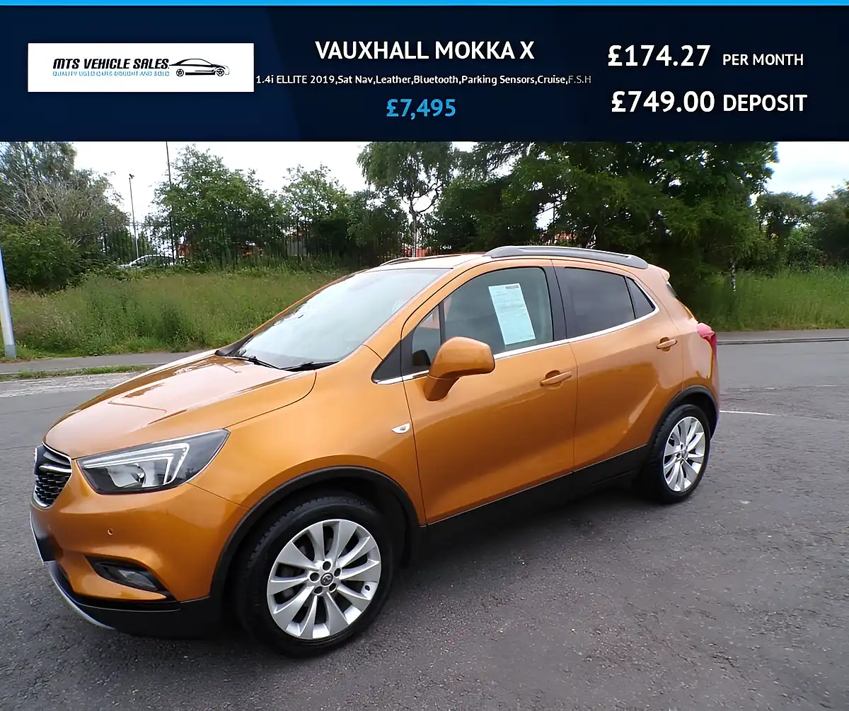 Used 2019 Vauxhall Mokka X Elite Orange - Front View