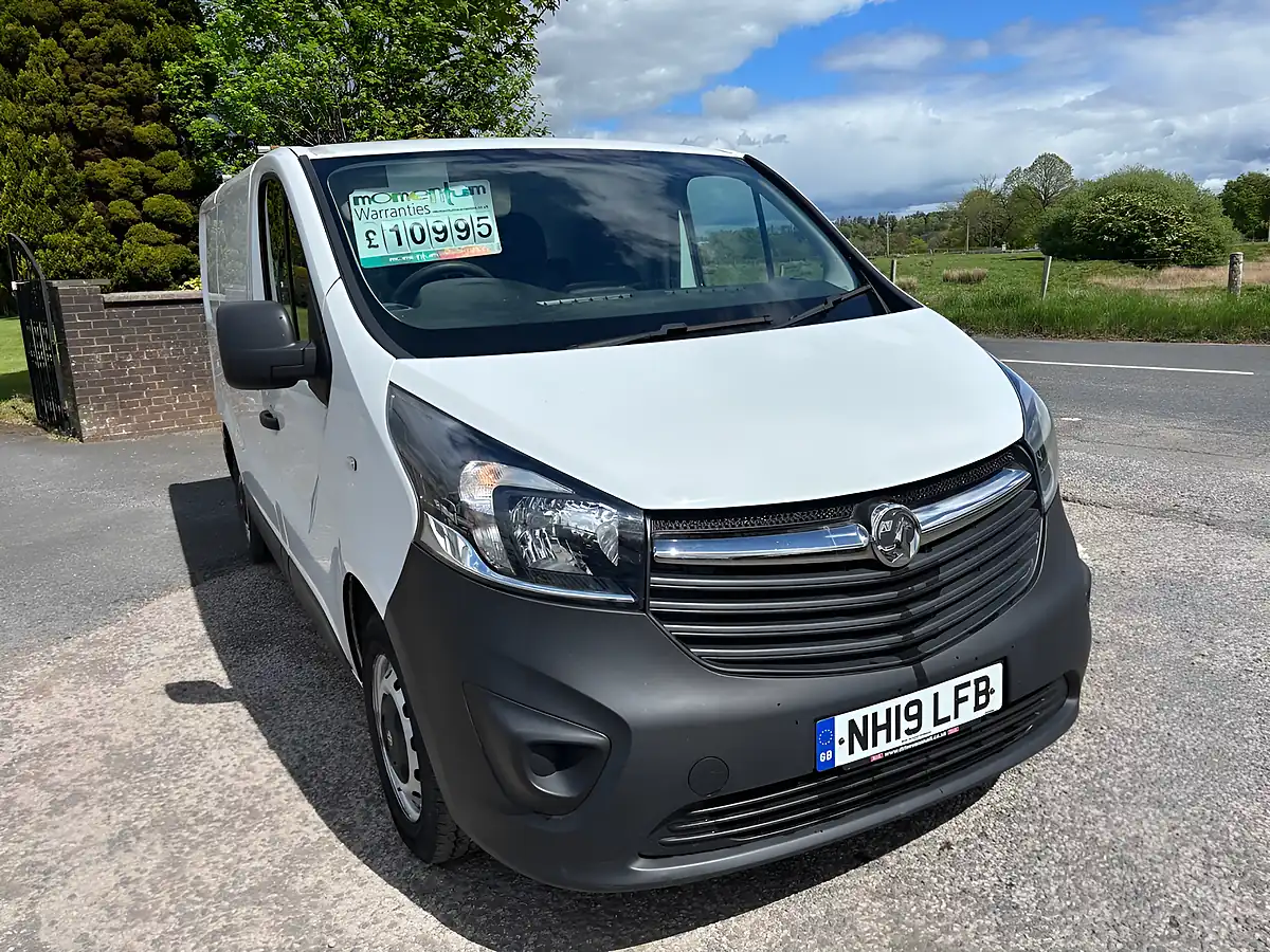Used 2019 Vauxhall Vivaro 2700 Panel Van L1 H1 White - Front View