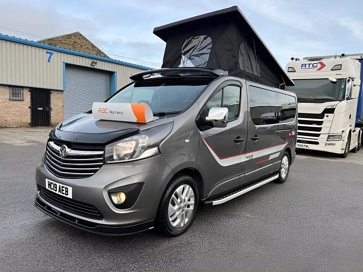 Used 2019 Vauxhall Vivaro Campervan Grey - Front View