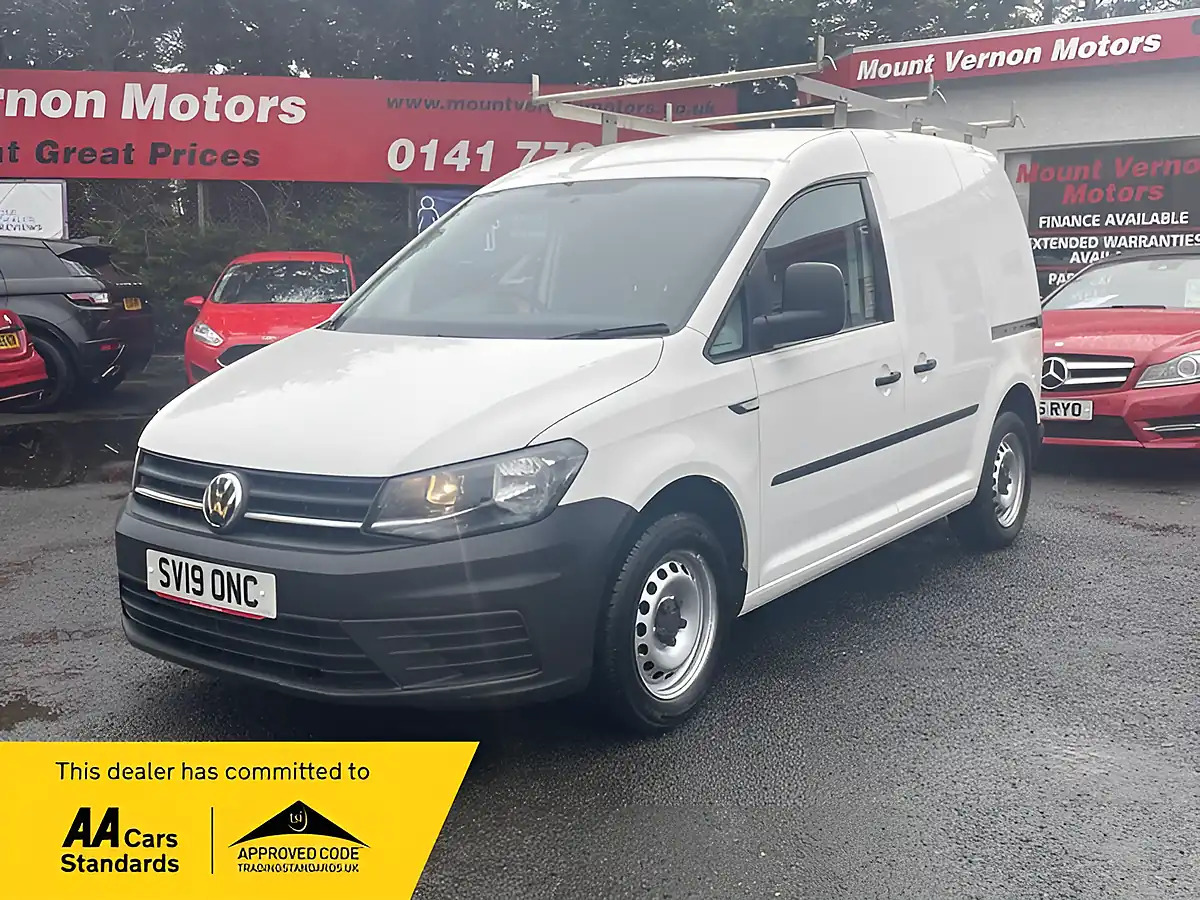 Used 2019 Volkswagen Caddy C20 Startline Swb White - Front View