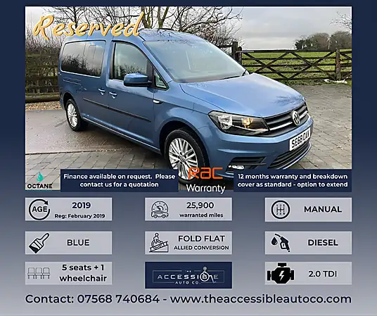 2019 Volkswagen Caddy Maxi 2.0 TDi C20