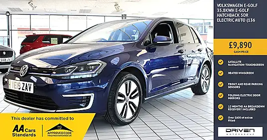 2019 Volkswagen e-Golf 35.8kWh Electric Auto