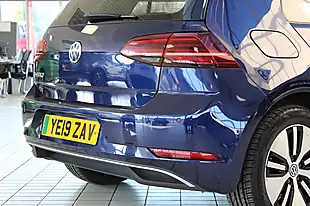 Used 2019 Volkswagen E-Golf Hatchback Atlantic Blue - Interior and Exterior details 13