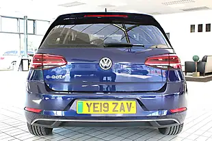 Used 2019 Volkswagen E-Golf Hatchback Atlantic Blue - Interior and Exterior details 15