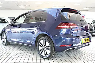 Used 2019 Volkswagen E-Golf Hatchback Atlantic Blue - Interior and Exterior details 17