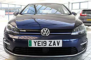 Used 2019 Volkswagen E-Golf Hatchback Atlantic Blue - Interior and Exterior details 8