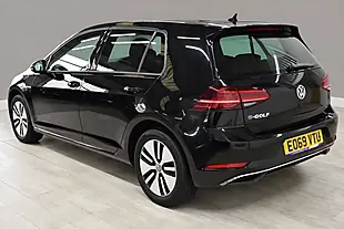 Used 2019 Volkswagen E-Golf Hatchback Black - Interior and Exterior details 4