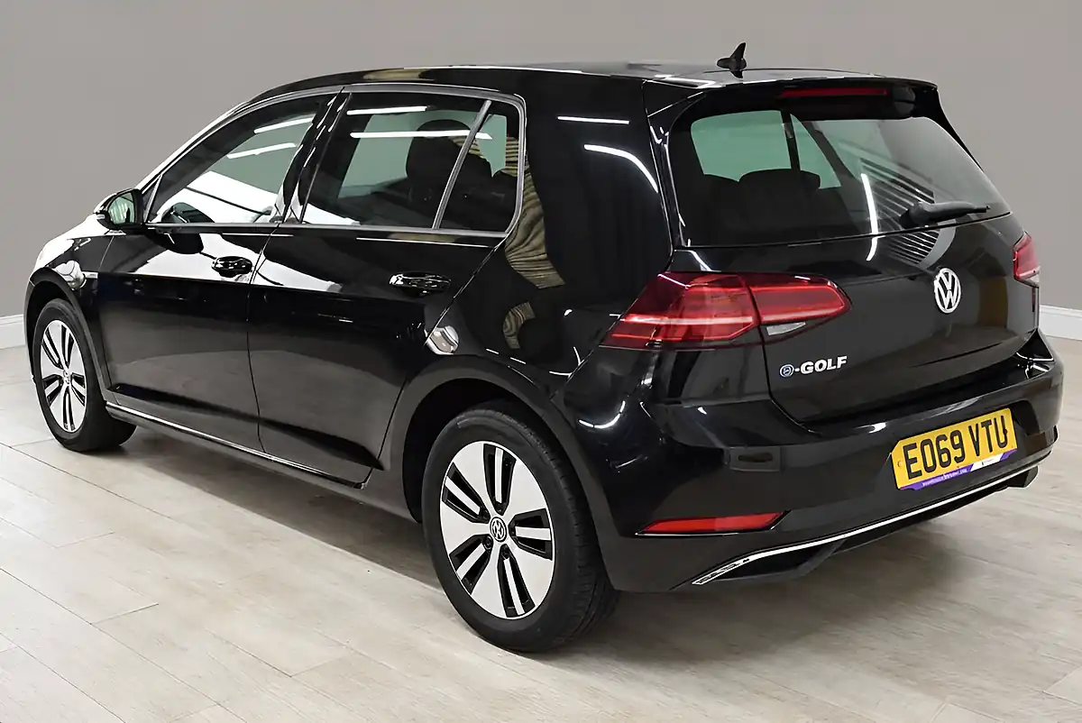 Used 2019 Volkswagen E-Golf Hatchback Black - Interior and Exterior details 4